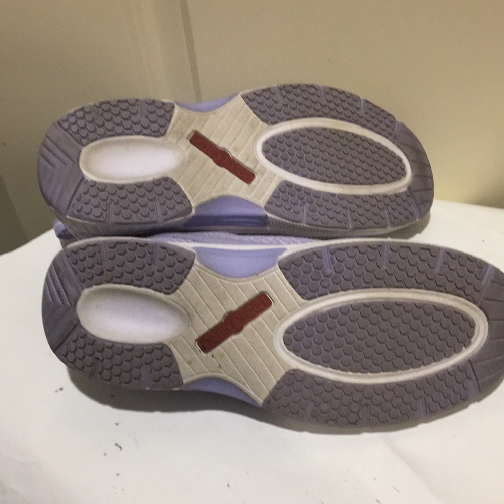 Orthofeet women lace up Supportive comfy Sneakers shoes size 8.5 wide lavender - Picture 12 of 15